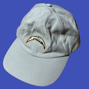 NFL Los Angeles Chargers Beige Strapback Hat Cap Football Logo